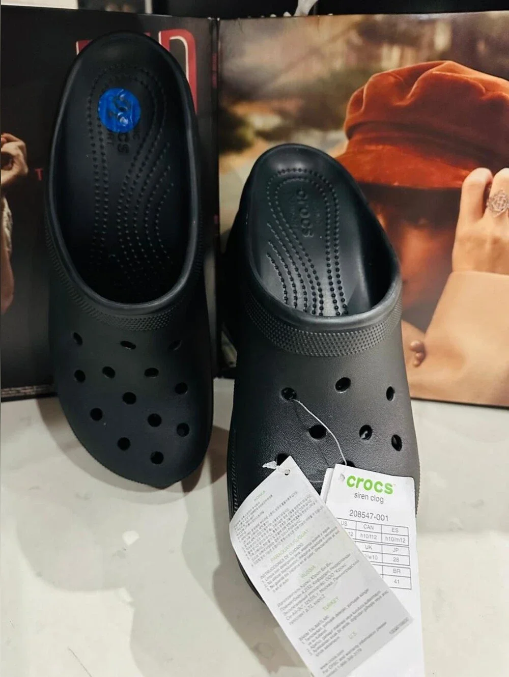 NWT CROCS Siren Clogs  in Black Size 10